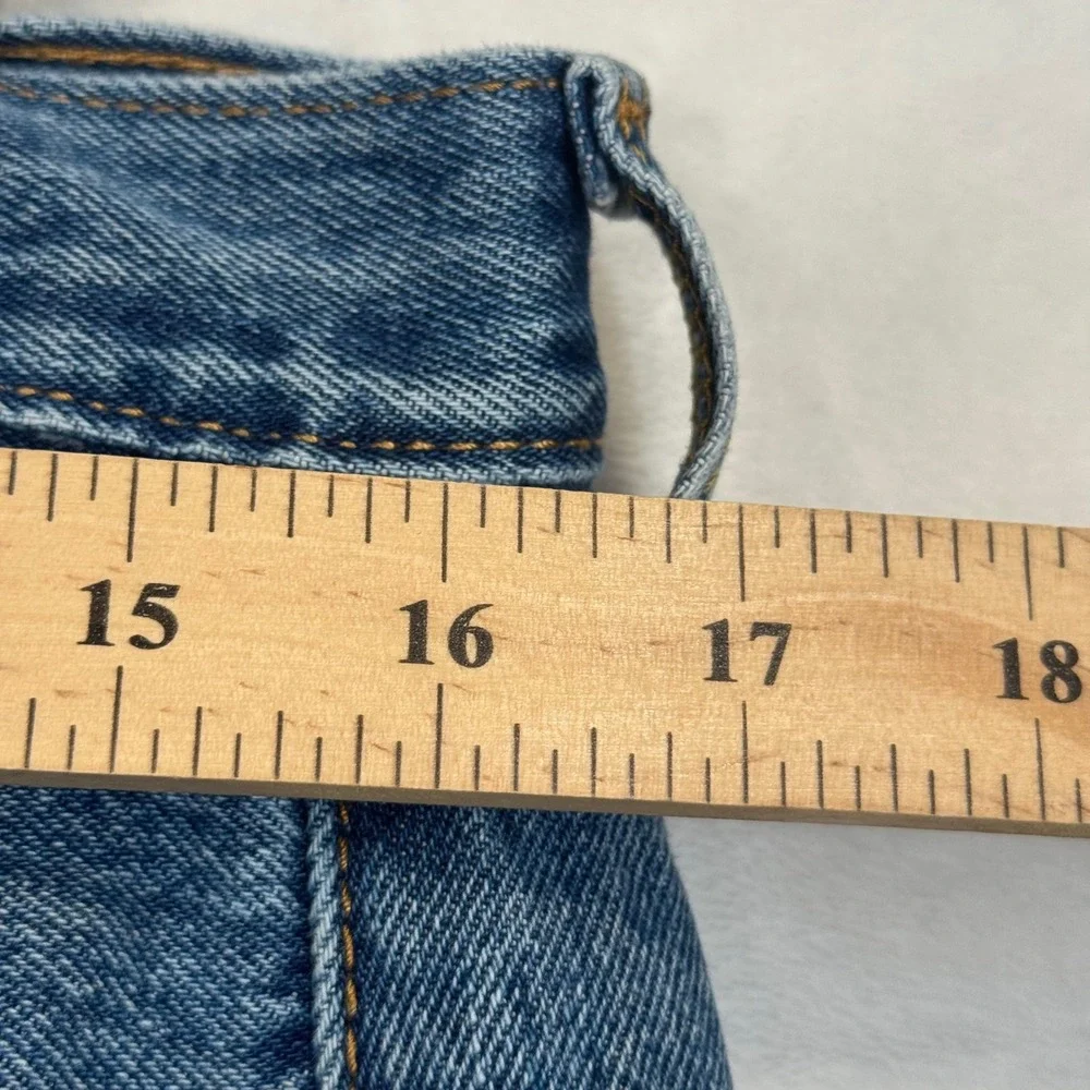 Levi's Blue 501 Original Fit Straight Leg Jeans 33x32